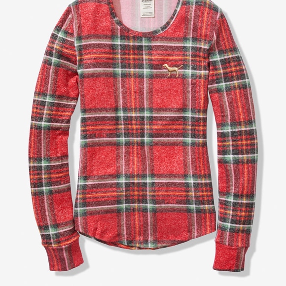 Pink Cozy Long Sleeve Sleep Tee 